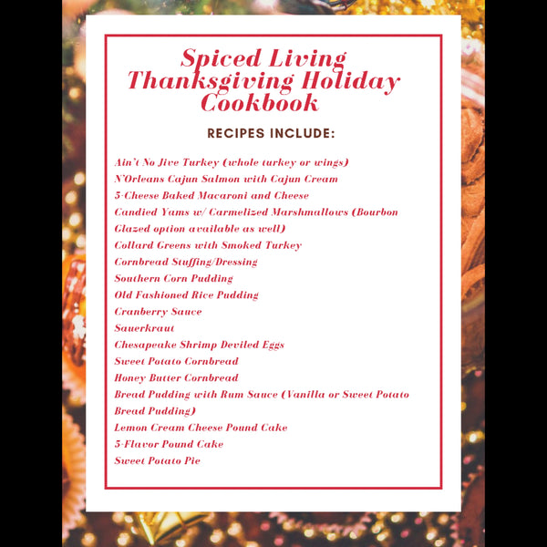 Sunday Dinner/ Holiday E-Cookbook